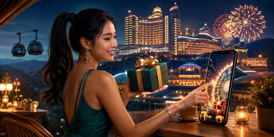 Suasana kasino dan permainan meja dalam talian 68000 gaya Genting Highlands